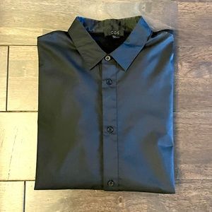 COS Long-sleeve Polo with Front Panel